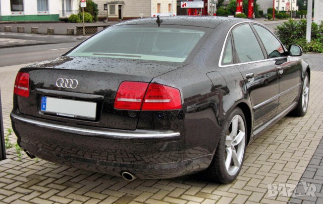 Лайстна хром на задна броня за AUDI A8 S8 D3(03-09г.)Нова, снимка 2 - Аксесоари и консумативи - 39080593