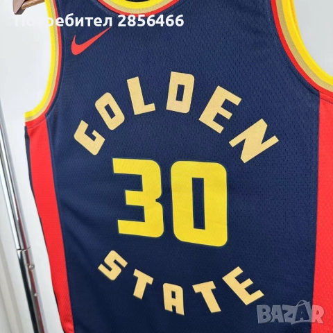 Мъжки потник Nike Stephen Curry Golden State Warriors season 2024 размер XXL, снимка 4 - Тениски - 52048503