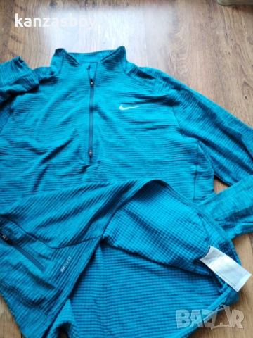 Nike Maillot Element Sphere 1/2 Zip - мъжка термо блуза КАТО НОВА ХЛ, снимка 10 - Блузи - 52828785