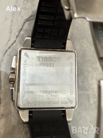 Часовник Tissot T005.517A Silver Chronograph Quartz , снимка 3 - Мъжки - 50449405