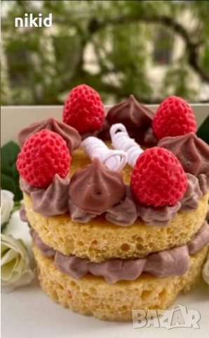 малък Релефен блат тортичка кексче силиконов молд форма за фондан сапун свещ гипс декор, снимка 3 - Форми - 37387791