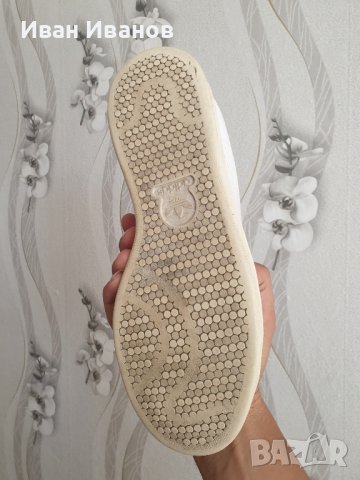 маратонки  ADIDAS ORIGINALS STAN SMITH PRIMEKNIT "TRIPLE WHITE" номер 42.5-43 1/3, снимка 5 - Маратонки - 41376844