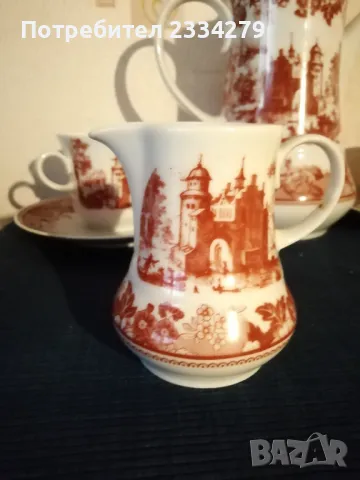 Стар немски порцеланов сервиз за кафе, чай. , снимка 5 - Сервизи - 50395866