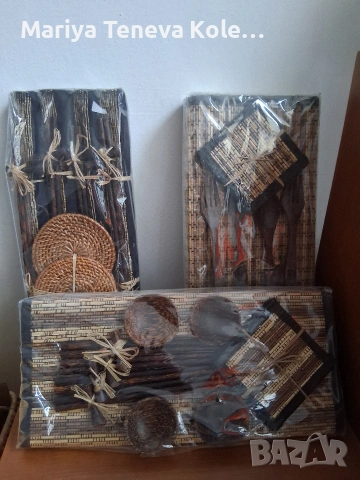 Комплект салфетки от естествени материали , снимка 10 - Други стоки за дома - 54358943