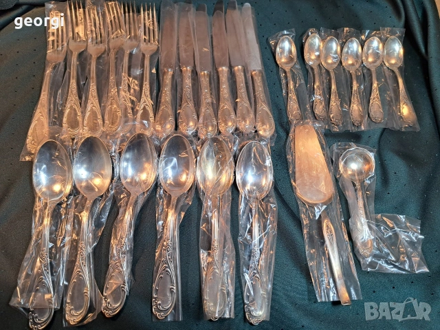 немски комплект посребрени прибори за хранене Wapeto 100 35/1