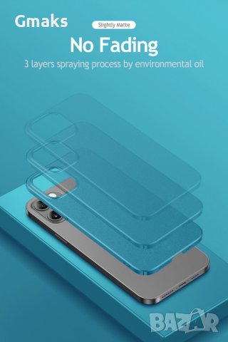 Ултра тънък матов кейс за Iphone, снимка 11 - Калъфи, кейсове - 42165756