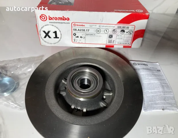 Спирачен диск с интегриран колесен лагер BREMBO за Рено Гранд Сценик / RENAULT Grand Scenic , снимка 4 - Части - 48446739