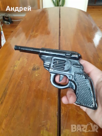 Стар детски метален пистолет , снимка 2 - Други ценни предмети - 31388210