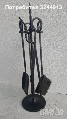 Прибори за камина пет части , снимка 4 - Други стоки за дома - 52790225