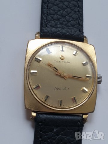 Мъжки позлатен часовник Certina New Art