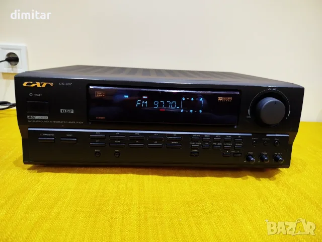 Усилвател CAT -CS- 907  AV POWER AMPLIFIER, снимка 3 - Ресийвъри, усилватели, смесителни пултове - 55808520