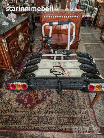 Италиански багажник за 4 велосипеда за теглич 