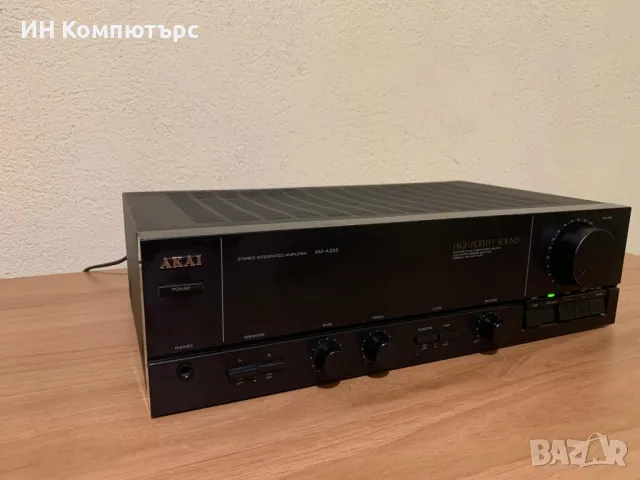 Продавам стерео усилвател Akai AM-335, снимка 3 - Ресийвъри, усилватели, смесителни пултове - 49171489