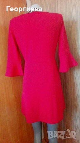 Еластична релефна нова рокля, в червено👗🍀M/L,L👗🍀арт.858, снимка 6 - Рокли - 30501869