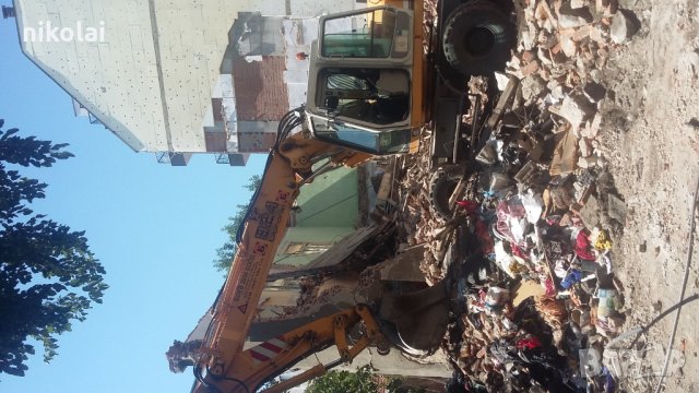 Чук за разбиване на бетони услуги с багери събаряне на сгради и извозване отпадъци изкоп основи кана, снимка 4 - Кърти, чисти, извозва - 32095168