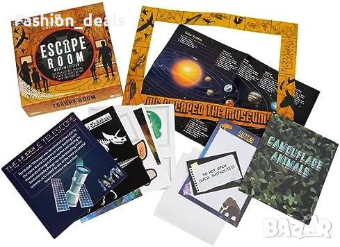 Нова настолна игра деца Talking Tables Тематична ескейп стая загадки, снимка 3 - Игри и пъзели - 42450548