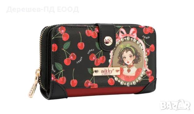 Портфейл Nikky, Cherry Lips NK22522, снимка 2 - Портфейли, портмонета - 56514187