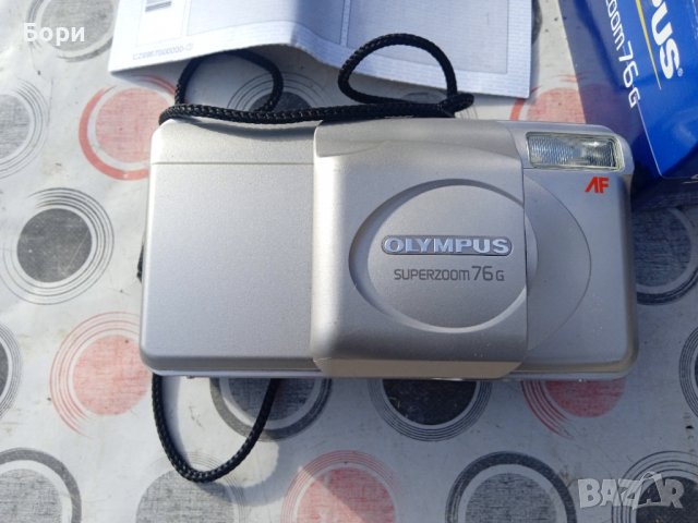 OLYMPUS SUPERZOOM 76G 35mm Лентов фотоапарат, снимка 4 - Фотоапарати - 39803299