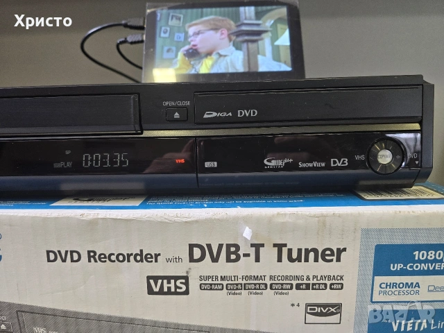 📼🎶 Panasonic Dmr-ez49v 🎶📼 hifi VHS dvd Recorder Hdmi, снимка 6 - Плейъри, домашно кино, прожектори - 54349179