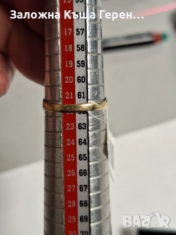 Дамски златен пръстен - 2,22 гр., снимка 4 - Пръстени - 51960255