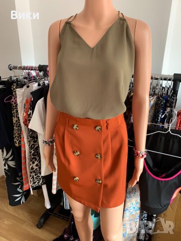 Zara потник топ, снимка 3 - Корсети, бюстиета, топове - 40485850