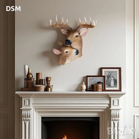 Ново Пано За Стена  - Елен  - Декорация  Еленчета 35см, снимка 7 - Статуетки - 35044617