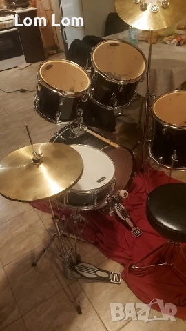 Продавам комплект акустични барабани изгодно , снимка 3 - Други инструменти - 54126325