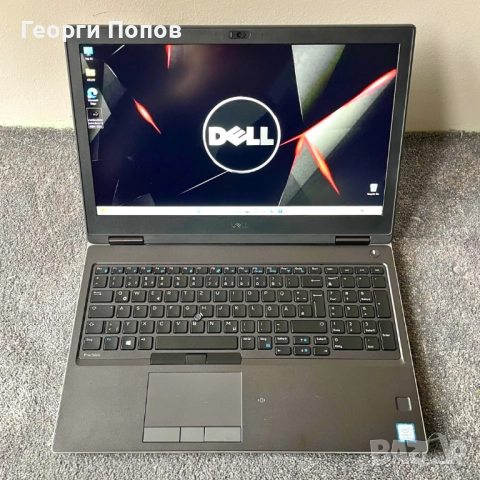 i7-9850H, 32GB RAM, Nvidia Dell Precision 7540, 512 NVMe + 1TB HDD, снимка 2 - Лаптопи за работа - 52679821