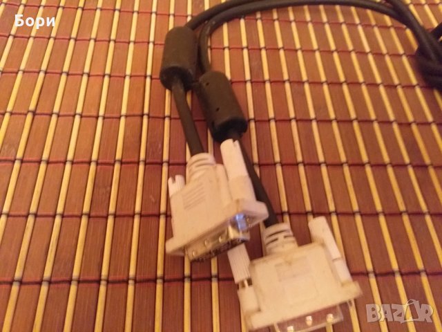 Кабел DVI към DVI HOTRON E101344 AWM STYLE 20276 - 80°C, 30 V, VW-1, снимка 4 - Кабели и адаптери - 30294691