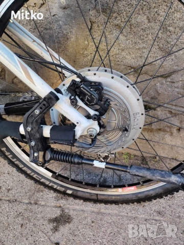 26 цола електрически алуминиев велосипед с 21 скорости хидравлични спирачки палцови команди , снимка 14 - Велосипеди - 52818784