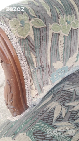 Кресла ретро 2 бр. махагонов масив, снимка 9 - Дивани и мека мебел - 54054027