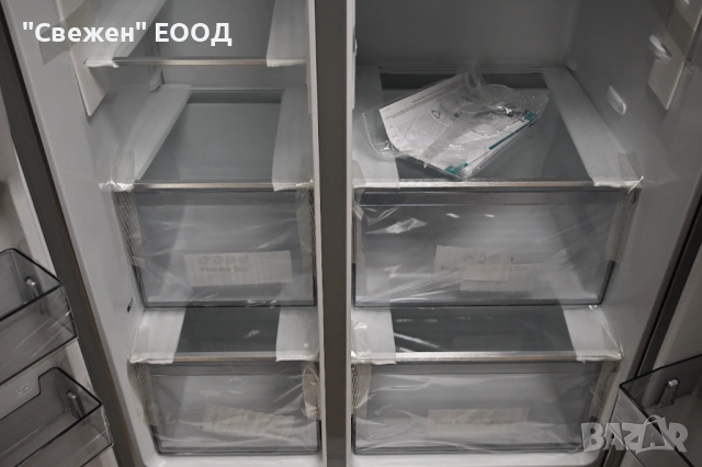 Хладилник Side by Side HISENSE RS818N4TIE Total No-Frost, Metal Tech Cooling, снимка 9 - Хладилници - 53325001