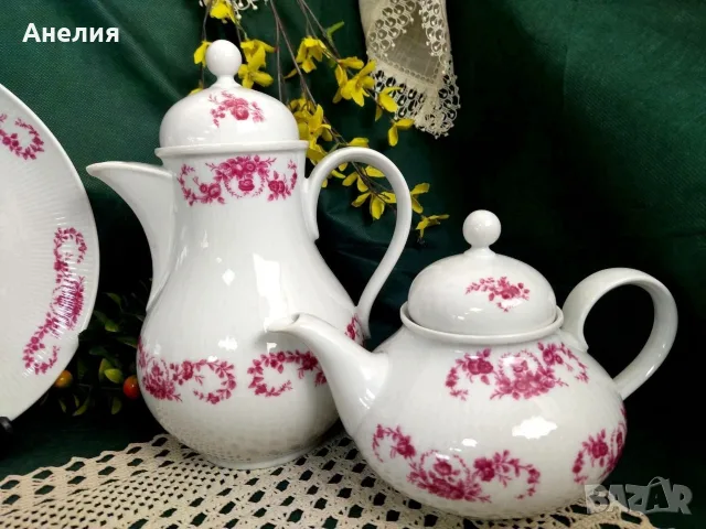 Seltmann Bavaria нежно розова красота за кафе , снимка 14 - Чаши - 56227699