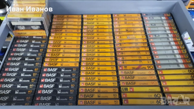 BASF LH аудиокасети червени, жълти, зелени и сини 1.30 евро/бр. тел.0878200910 Иван Иванов, снимка 2 - Аудио касети - 51761555