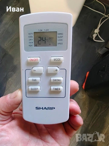 Мобилен климатик Sharp UL-Y12EA-W, 12000 BTU, снимка 3 - Климатици - 53332665