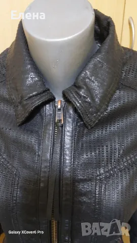 Яке TRUE-BORN. Естествена кожа. размер S., снимка 3 - Якета - 49744286