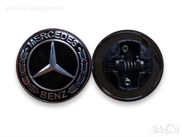 Емблема за преден капак тип тапа Мерцедес Брабус 57mm Синя/Черна A2048170616 Mercedes-Benz Brabus, снимка 4 - Аксесоари и консумативи - 29792928