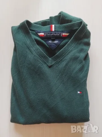 Tommy Hilfiger - 100% оригинален мъжки пуловер, снимка 7 - Пуловери - 56300730