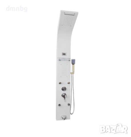 Хидромасажен душ панел в бяло
