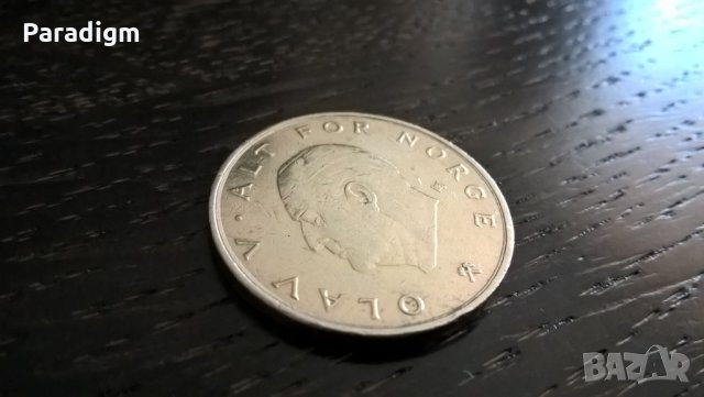 Mонета - Норвегия - 1 крона | 1983г., снимка 2 - Нумизматика и бонистика - 30464611