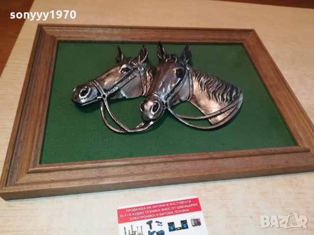 коне-картина коне внос германия 0109211217, снимка 1 - Антикварни и старинни предмети - 33990417
