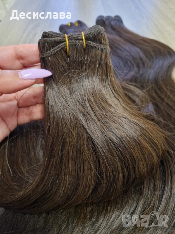 Естествена Черна коса, снимка 7 - Аксесоари за коса - 51622633