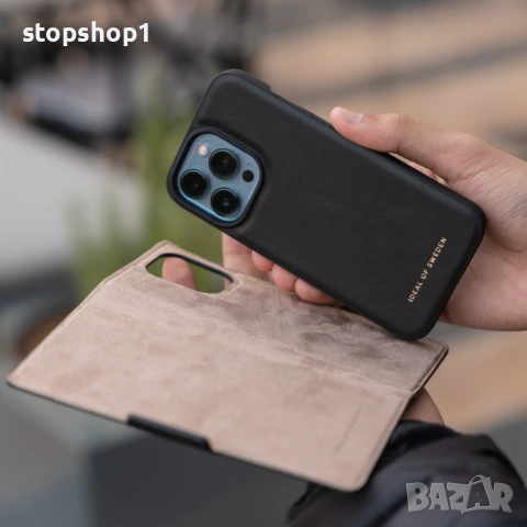 iDeal of Sweden Atelier портфейл за iPhone 12 /12 pro  intense black , снимка 3 - Калъфи, кейсове - 54194178