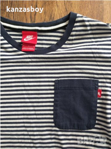 Nike T-Shirt TopStripe - страхотна мъжка тениска КАТО НОВАА, снимка 2 - Тениски - 33709787