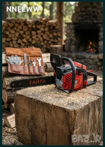 Бензинова Руска Резачка за дърва ТАЙГА 58 КУБ!!! .