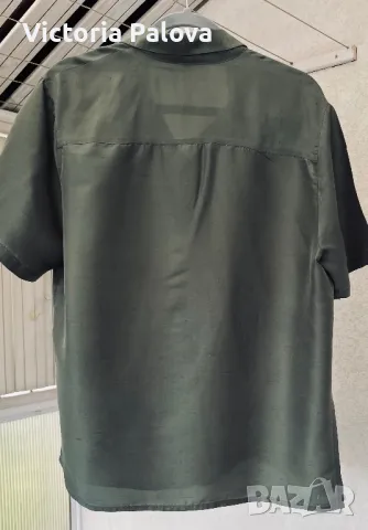 Прекрасна риза MICHELE PERETTO коприна 100%, снимка 11 - Ризи - 50084145