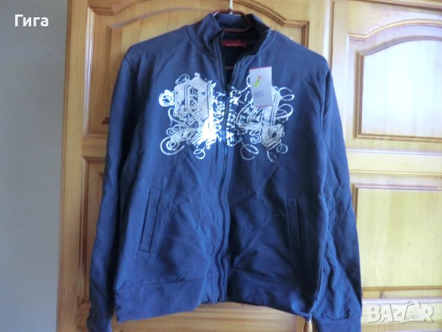 нов тъмносив суичър, снимка 1