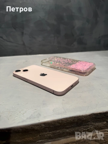 КАТО НОВ Iphone 13 Pink 128 GB, 100% батерия, снимка 4 - Apple iPhone - 54220434