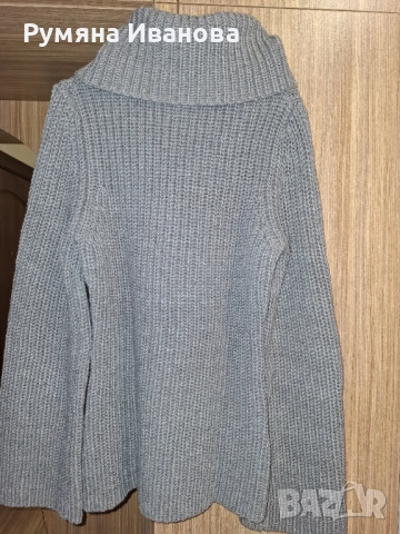 Пуловер ESPRIT с широка поло яка, снимка 3 - Блузи с дълъг ръкав и пуловери - 51747397