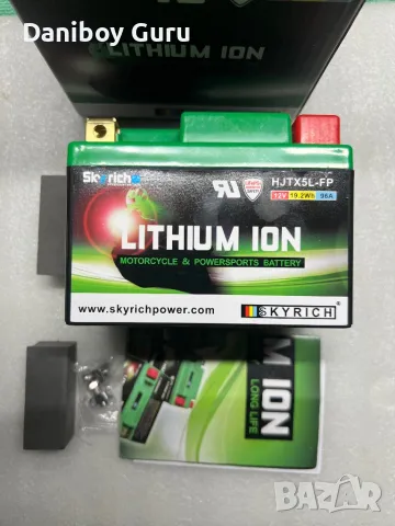 Литиео йонен акумулатор за мотор, скутер, АТВ лодка  Skyrich HJTX5L-FP Li Ion, снимка 2 - Части - 50161100